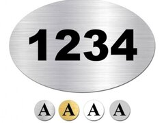Placuta din aluminiu pentru usi cu numar